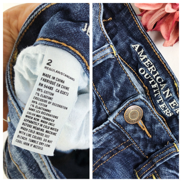 [AMERICAN EAGLE] Destroyed Denim Skinny Jeans - Picture 7 of 8